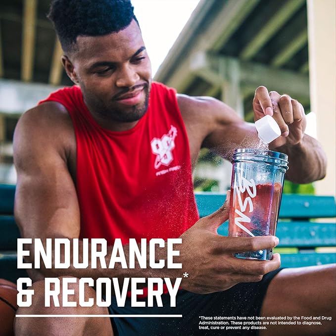 BSN Amino X Muscle Recovery & Endurance Powder with BCAAs, 10 Grams of Amino Acids, Keto Friendly, Caffeine-Free, Support Endurance, Zero Sugar, Blue Raz, 30 servings, 15.34 Ounce (Packaging May Vary)