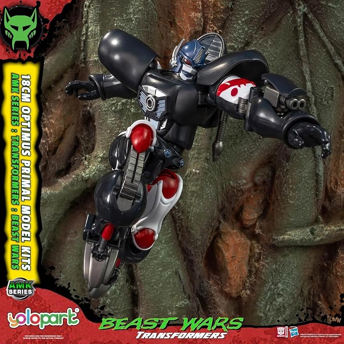 YOLOPARK Transformers Beast Wars Optimus Primal Action Figure,AMK Series 7.08 Inch Highly Articulated Transformer Toys with Exclusive Scimitars, Great Gifts for Transformers Collectors,No Converting