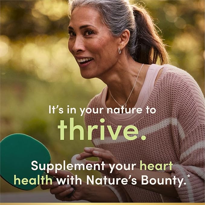 Nature's Bounty CoQ10 200 mg Softgels, Heart Health & Cellular Energy Support, 160 Rapid Release Softgels (Pack of 4)