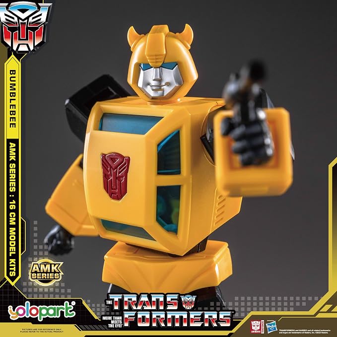 YOLOPARK Bumblebee Transformers Toy,AMK Series 6.3 Inch Highly Articulated Transformers G1 Action Figures with Weaponry for Adults Boys Girls,No Converting