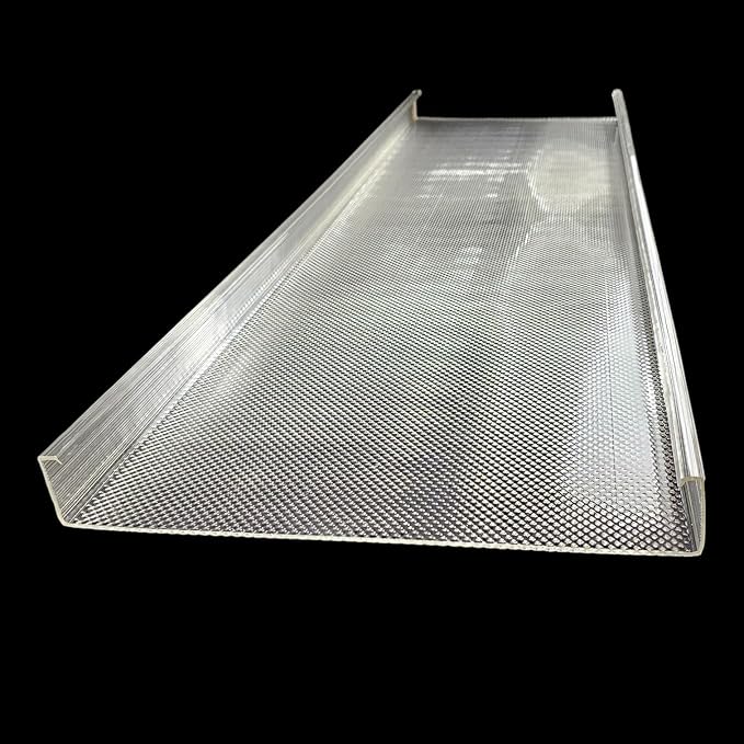 FP FLUOROLITEPLASTICS WE'VE GOT YOU COVERED Wrap Around Replacement Light Cover | Clear Prismatic Acrylic | Designed for 2 OR 4-Light wrap-Around Fixture (F-4077, 47-15/16″ (L) x 14.0″(W) x 2"(H))