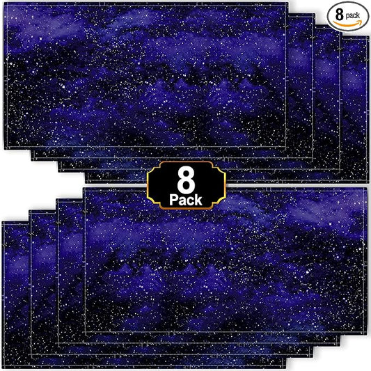 Aheroi 8Pcs Fluorescent Light Covers for Ceiling Lights, 4 x 2 Feet Magnetic Classroom Light Covers Light Filters, Ceiling Light Shade Drop Ceiling Light Cover(Starry Sky Style)