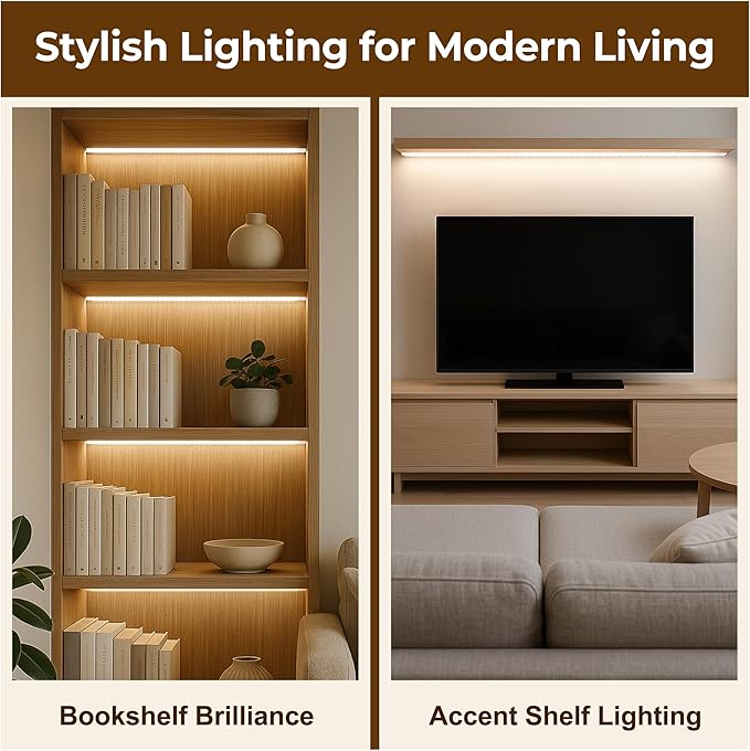 cambk 72inch Hardwired Under Cabinet Lighting for Kitchen,120V Wired Undercounter Led Strip Lights 6000K White Waterproof, Luces para Cocina Bajo Gabinete Under Shelf Lights for Sink/Workbench