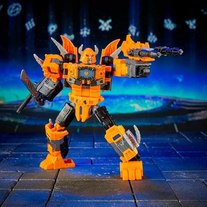 Transformers Age of the Primes Herald of Unicron, Leader Class 7.5-Inch Converting Action Figure, Robot Toys for Ages 8+