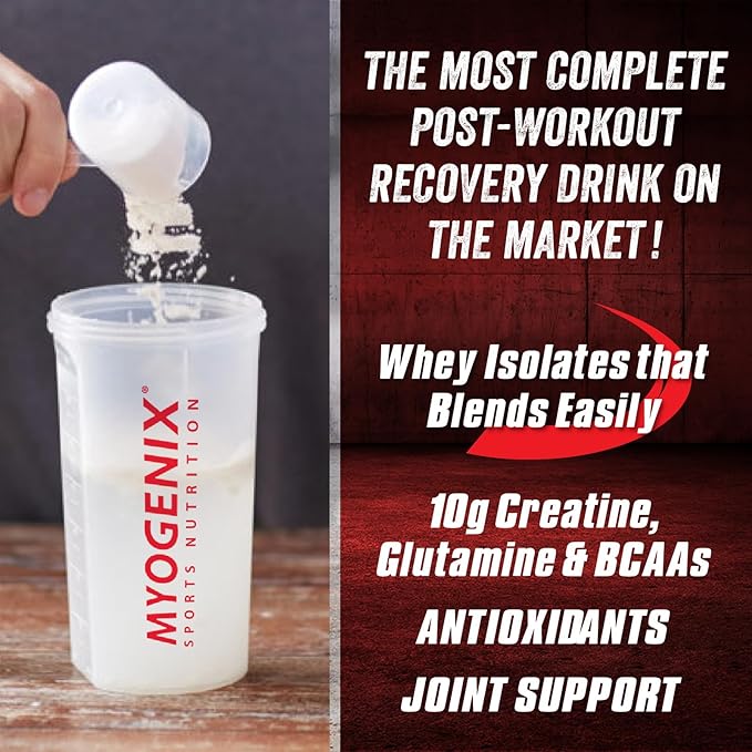 Myogenix Aftershock Post Workout — Muscle Growth Whey Protein Powder — Speeds Up Muscle Growth and Recovery — Supports Joint Health and Replenishes Glycogen — Fruit Punch, 6 lbs
