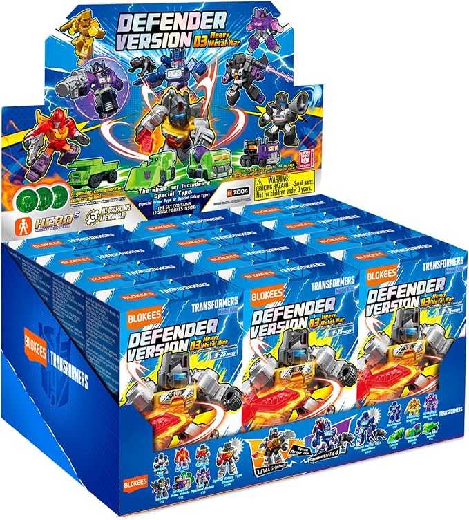BLOKEES Transformers Defender Version 03 Heavy Metal War