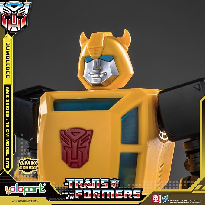 YOLOPARK Bumblebee Transformers Toy,AMK Series 6.3 Inch Highly Articulated Transformers G1 Action Figures with Weaponry for Adults Boys Girls,No Converting
