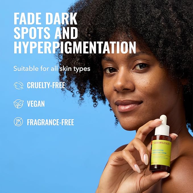 Good Molecules Discoloration Correcting Serum Pack 2 – 75 ml / 2.5 fl oz Each | Lightweight Facial Serum with Tranexamic Acid & Niacinamide for Even-Looking Skin