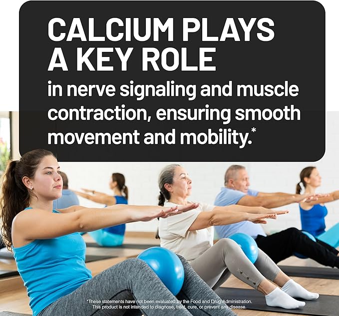 NatureWise Calcium Citrate 500mg Capsules - Supplement for Bone Health - Easy to Digest & Absorb - Vegan, Non-GMO, Gluten-Free - 180 Count[60-Day Supply]