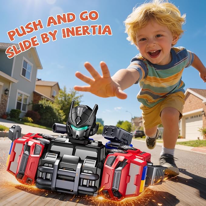 Gifts for 3 4 5 Year Old Boys, Toys for 3 4 5 Year Old Boys, 5-in-1 Transform Robot Toys for Boys 4-6, Easy DIY Assembly, 3 4 5 Year Old boy Birthday Gifts, Ideals Toys for Boys, Kids Toys