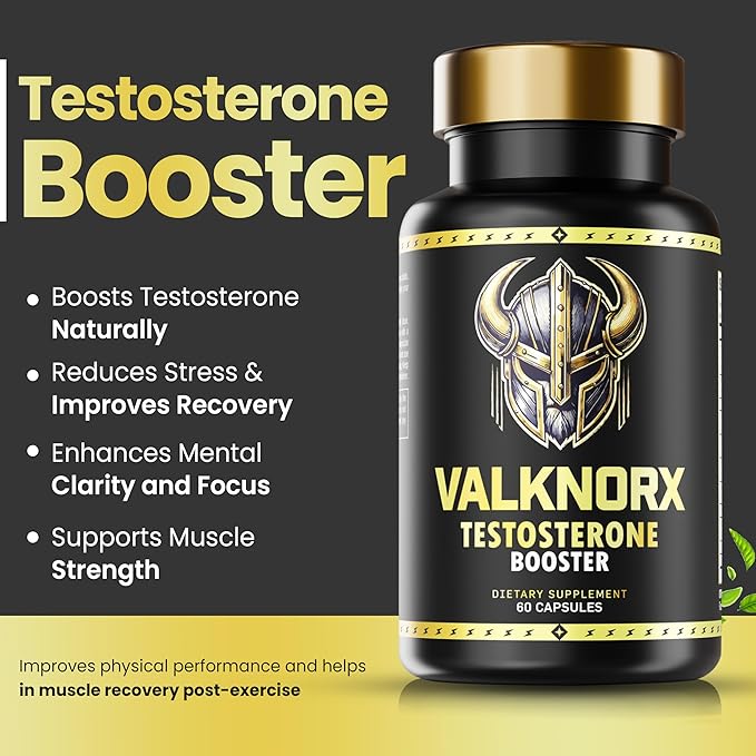 Testosterone Booster for Men Primal Viking (3rd Party Tested) Maca, Horny Goat Weed, Tongkat Ali, Tribulus - Premium Testosterone Supplement for Men Libido Ultra - Builder Pills