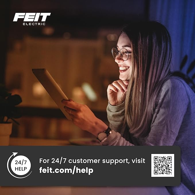 Feit Electric Smart Recessed Downlights, 5-6 Inch, Wi-Fi LED, Dimmable Color-Changing, 1000 Lumens, 11.1W (75W Equivalent), Voice & App Control, Daylight to Soft White, 50,000 Hour Lifespan