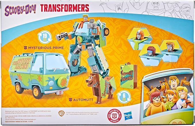 Transformers Scooby Doo Mysterious Prime & Automutt Converting Action Figure Set