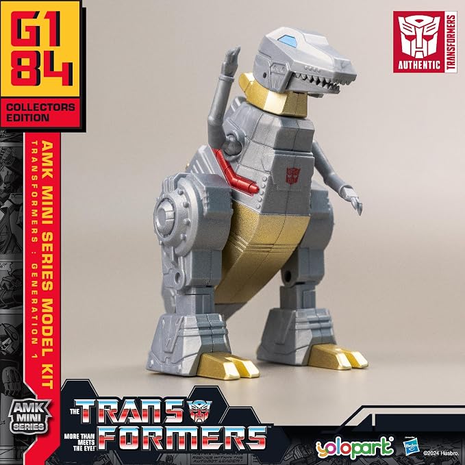 YOLOPARK Transformers Toys 6-Pack G1 Action Figures,Highly Articulated Optimus Prime,Bumblebee,Megatron,Soundwave,Grimlock,Starscream Transformer Toys for Kids Age 8 and Up,No Converting