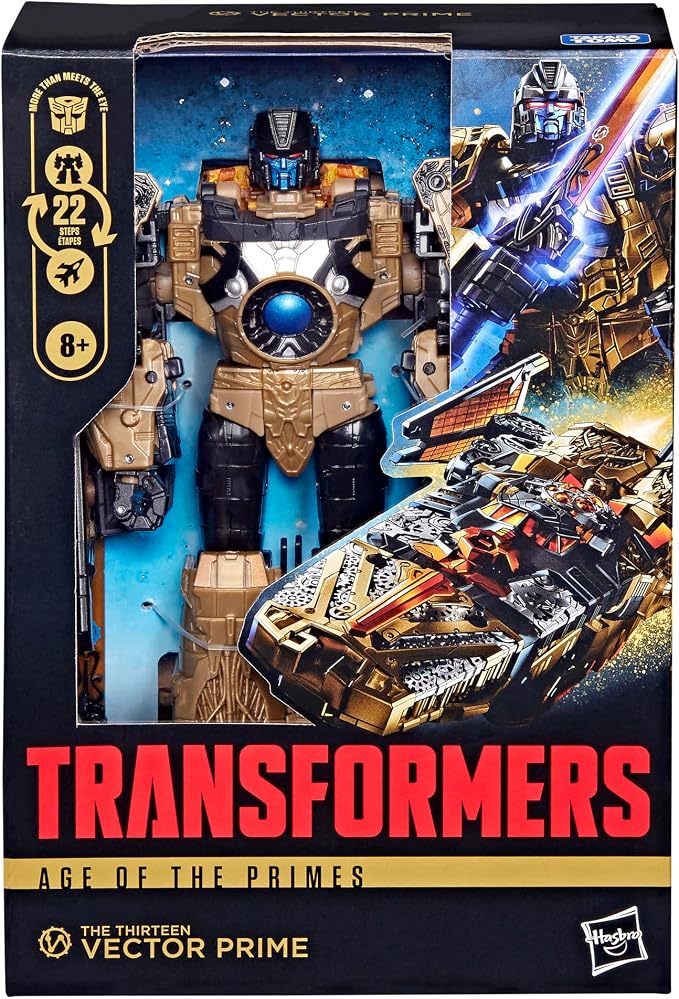 Transformers Age of the Primes The Thirteen Vector Prime, Voyager Class 7-Inch Converting Action Figure, Robot Toys for Ages 8+