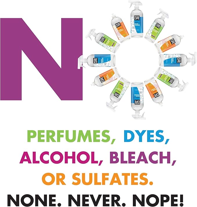 Nettoyant tout usage Better Life – Spray nettoyant multi-usages pour la maison et la cuisine, pour le verre, les plans de travail, les appareils ménagers, les tissus d'ameublement – Spray nettoyant multi-surfaces – Cassis et agrumes, 946 ml (lot de 2)