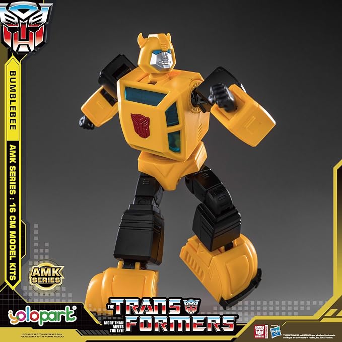 YOLOPARK Bumblebee Transformers Toy,AMK Series 6.3 Inch Highly Articulated Transformers G1 Action Figures with Weaponry for Adults Boys Girls,No Converting