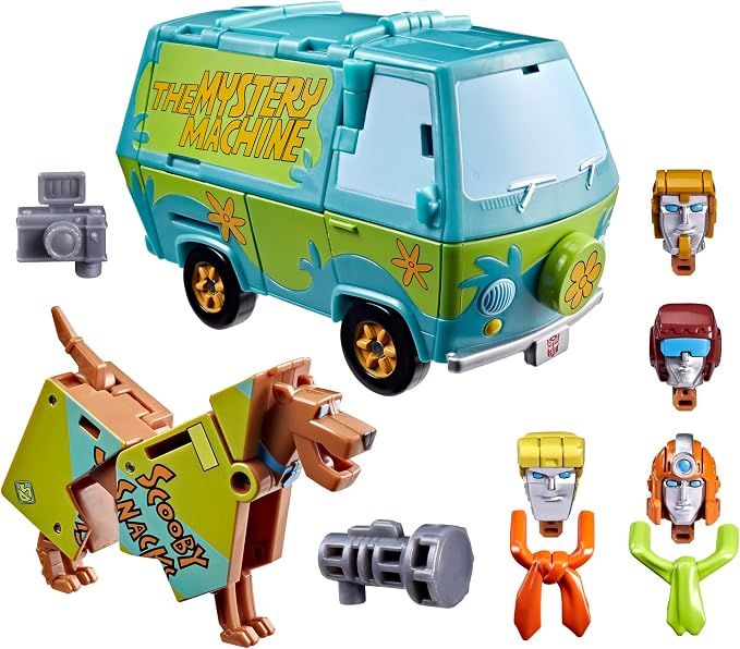 Transformers Scooby Doo Mysterious Prime & Automutt Converting Action Figure Set