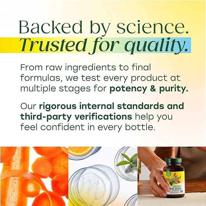 MegaFood One Daily Mens Multivitamins - Multivitamin for Men - Vitamin C, Vitamin D3 & Vitamin B12 - Muscle, Energy Metabolism & Immune Support - Vegetarian, Gluten Free - 90 Tablets, 90 Servings