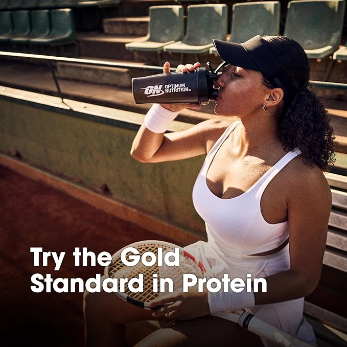 Optimum Nutrition Gold Standard 100% Whey Protein Powder, Strawberries and Cream, 1 Pound (Pack of 1)
