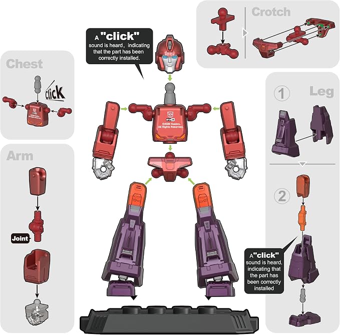 BLOKEES Galaxy Version - Transformers GV10 - Till All are One - 9 Model Kits - Assembly Required - No Tools - No Cutting - No Gluing - No Paint - Age 10+