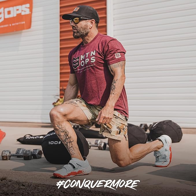 MTN OPS BCAA Powder 2:1:1 Amino Acids Supplement Powder for Rapid Muscle Recovery & Repair with Zero Sugar & Gluten Free - 30-Servings, Tropical Punch, Cameron Hanes Keep Hammering Series