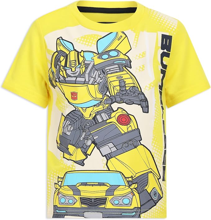 Transformers One Hasbro Boys 4 Pack Short Sleeve T-Shirt for Toddler and Big Kids