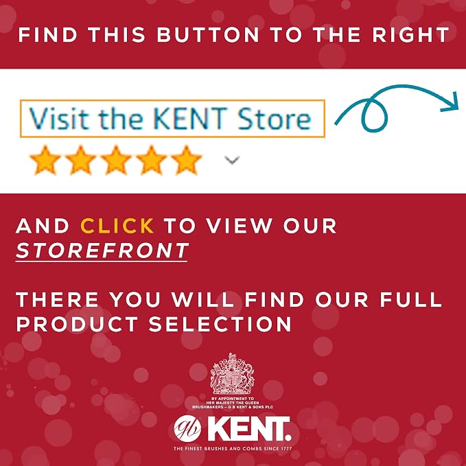 Kent CP6 Clothes Brush. Cashmere Care Dark Wood with Black & White Boar Bristle, Lint Remover for Wool and Silk for Keeping Delicate Fabrics Free from Fibres, Fluff and Pet Hair. Made in England