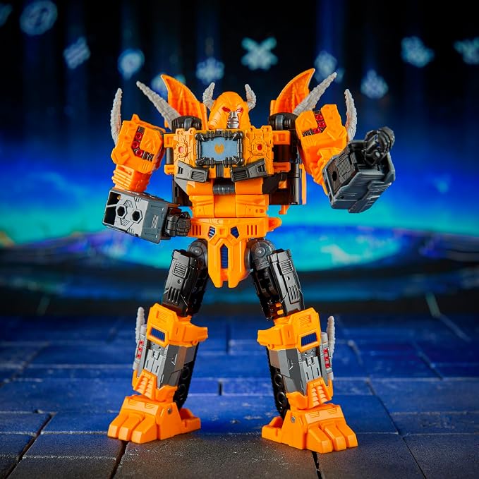 Transformers Age of the Primes Herald of Unicron, Leader Class 7.5-Inch Converting Action Figure, Robot Toys for Ages 8+