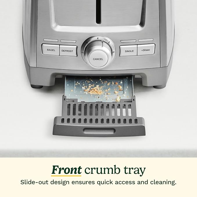 Cuisinart 2-Slice XL Slot Stainless Steel Toaster, Stainless Steel, CPT-1600