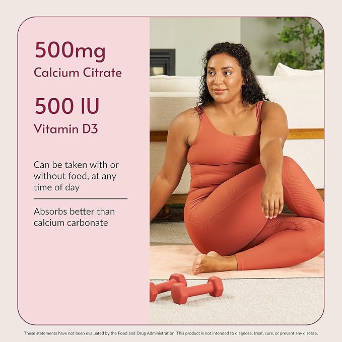 Bariatric Advantage Calcium Citrate Chewy Bites 500 mg - Highly Absorbable & Digestible - Vitamin D3 - Easily Chewable Calcium Supplement - Coconut Flavor - 90 Count