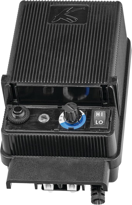 Kichler Standard Series 60W Transformer in Black, Low Voltage Power Supply for 12V Lighting Systems, 15E60BK