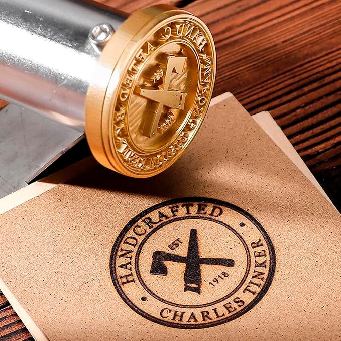 Custom Electric Branding Iron Tips - Personalized Wood Burning Stamp Without Handle