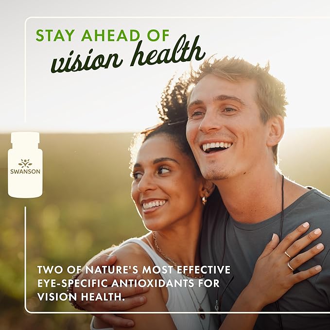 Swanson Standardized Lutein & Bilberry - Natural Supplement Promoting Eye Sight & Eye Health - Formula to Help Reduce Eye Fatigue & Strain - (120 Softgels)