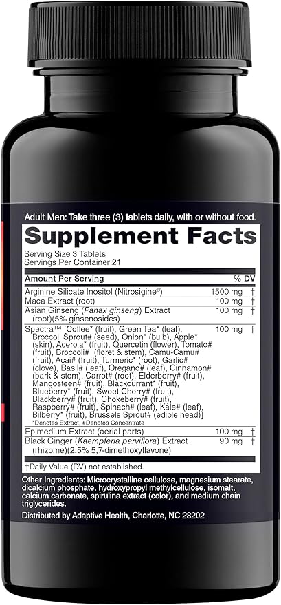 Nugenix Perform, Nitric Oxide and Vitality Booster for Men - 63ct