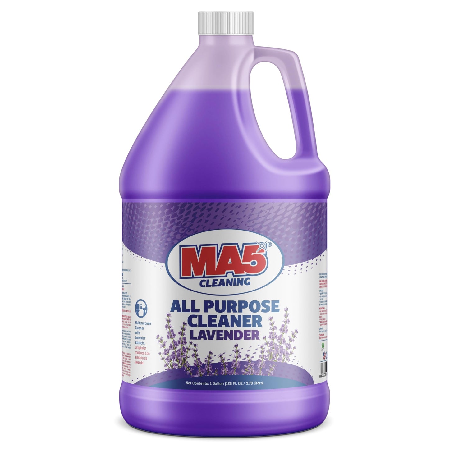 Nettoyant tout usage à la lavande MA5x 1 gallon | Nettoyant multi-usages aux extraits de lavande