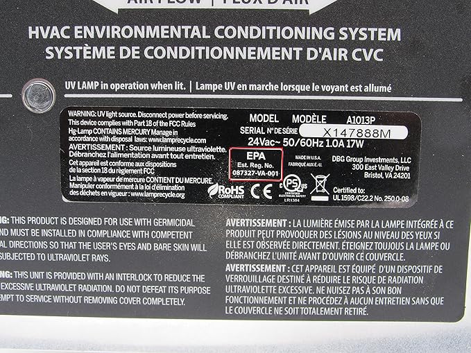 Aerus Air Scrubber Ozone Free