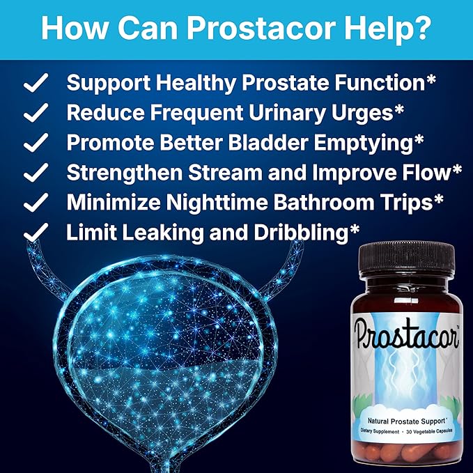 Complément Naturel de Soutien de la Prostate - Sans OGM, Végan, Sans Gluten