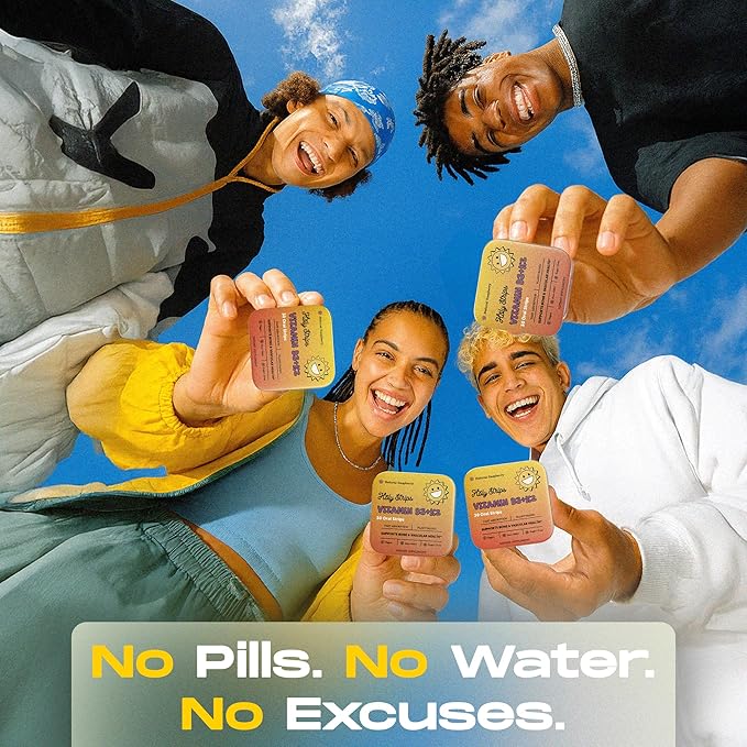 Complément Vitamine D3 K2 5000 UI - Bandelettes orales à absorption rapide pour la santé des os et du cœur - Formule D K2 végétale - D3K2 - Vitamine D3 à haute puissance avec K2 - Sans OGM - Sans sucre (30 doses)
