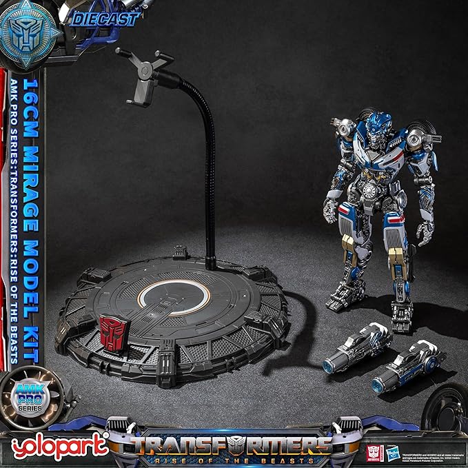 YOLOPARK Mirage Transformer Toys,AMK PRO Series Transformers:Rise of The Beasts Action Figure,Highly Articulated 6.3 Inch Model Kit for Ages 15 and Up,No Converting