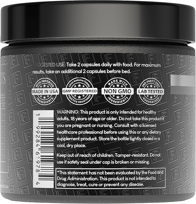 Formulation Factory Self Obsessed Masculine Vitality & Testosterone Support - 10-in-1 Complex with Shilajit, Tongkat Ali, & Fadogia Agrestis - Self Obsessed Starter 120 Capsules, 2 Month Supply