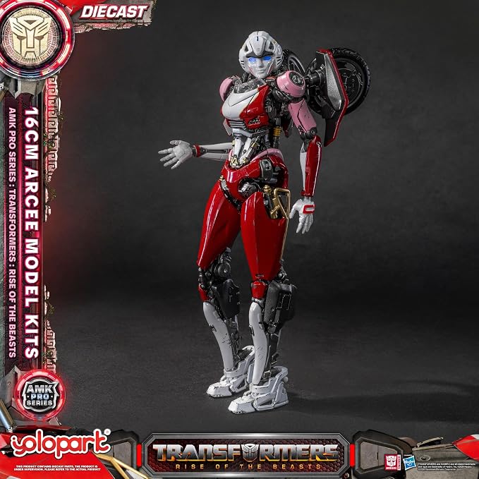 YOLOPARK Transformers Rise of The Beasts Acree Action Figure - Diecast Version,AMK PRO Series 5.9 Inch Highly Articulated Transformer Toys for Ages 15 and Up,No Converting
