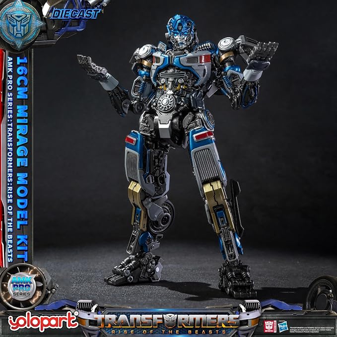 YOLOPARK Mirage Transformer Toys,AMK PRO Series Transformers:Rise of The Beasts Action Figure,Highly Articulated 6.3 Inch Model Kit for Ages 15 and Up,No Converting