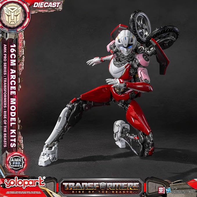 YOLOPARK Transformers Rise of The Beasts Acree Action Figure - Diecast Version,AMK PRO Series 5.9 Inch Highly Articulated Transformer Toys for Ages 15 and Up,No Converting