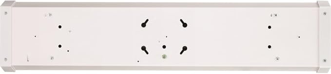 Lithonia Lighting 4 Foot LED Light Fixture, Low-Profile Linkable LED Wraparound Flush Mount Ceiling Light, Adjustable Lumens, Selectable White Color, 120V, 48-Inch (FMLWL LNK 48 ALO4 8SWW2)