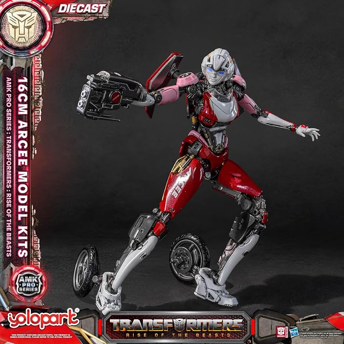YOLOPARK Transformers Rise of The Beasts Acree Action Figure - Diecast Version,AMK PRO Series 5.9 Inch Highly Articulated Transformer Toys for Ages 15 and Up,No Converting