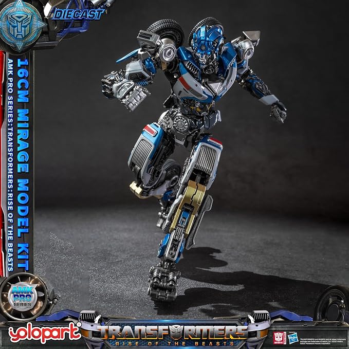 YOLOPARK Mirage Transformer Toys,AMK PRO Series Transformers:Rise of The Beasts Action Figure,Highly Articulated 6.3 Inch Model Kit for Ages 15 and Up,No Converting