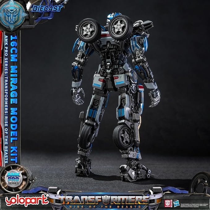 YOLOPARK Mirage Transformer Toys,AMK PRO Series Transformers:Rise of The Beasts Action Figure,Highly Articulated 6.3 Inch Model Kit for Ages 15 and Up,No Converting