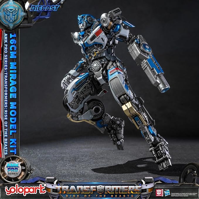 YOLOPARK Mirage Transformer Toys,AMK PRO Series Transformers:Rise of The Beasts Action Figure,Highly Articulated 6.3 Inch Model Kit for Ages 15 and Up,No Converting