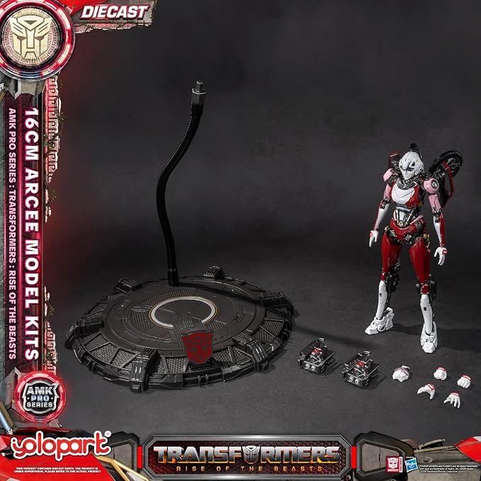 YOLOPARK Transformers Rise of The Beasts Acree Action Figure - Diecast Version,AMK PRO Series 5.9 Inch Highly Articulated Transformer Toys for Ages 15 and Up,No Converting